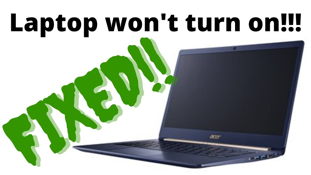 لپ تاپ Acer را که روشن نمی‌شود 